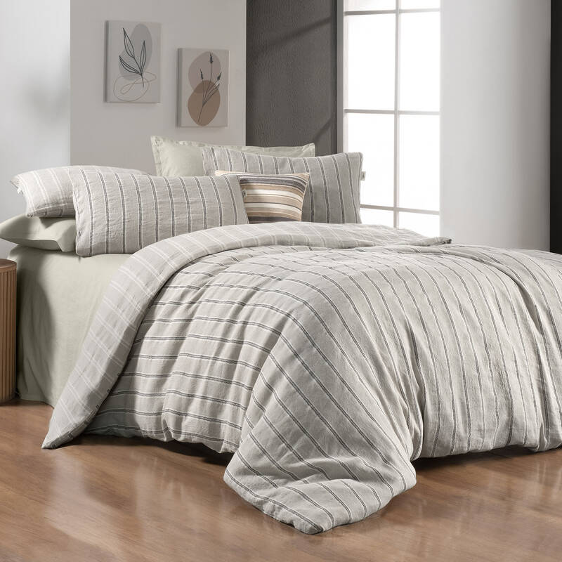 Madrid Çift Kişilik Bej Nevresim Takımı - 2