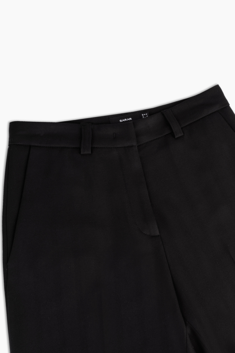 Mara Çizgili Siyah Pantolon - 3
