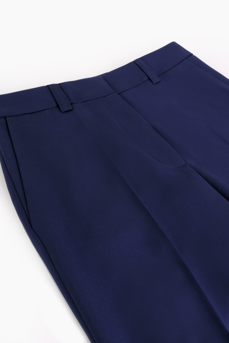 Mara Açık Lacivert Smokin Pantolon - 3