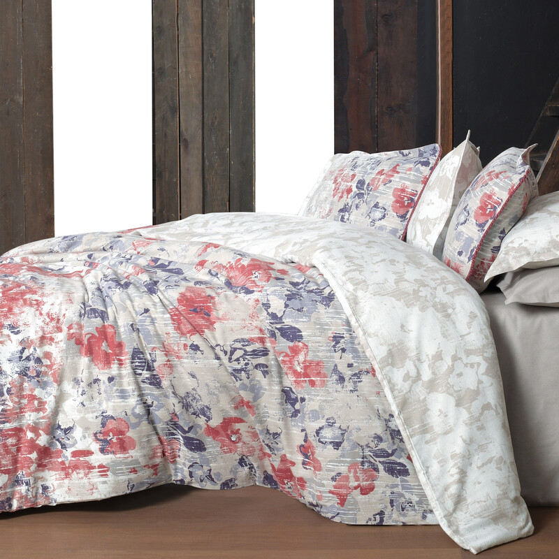 Margaret Flanel King Size Pembe Nevresim Takımı - SAREV