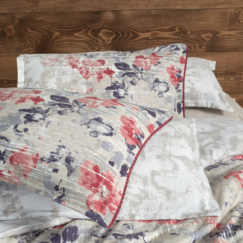 Margaret Flanel King Size Pembe Nevresim Takımı - SAREV