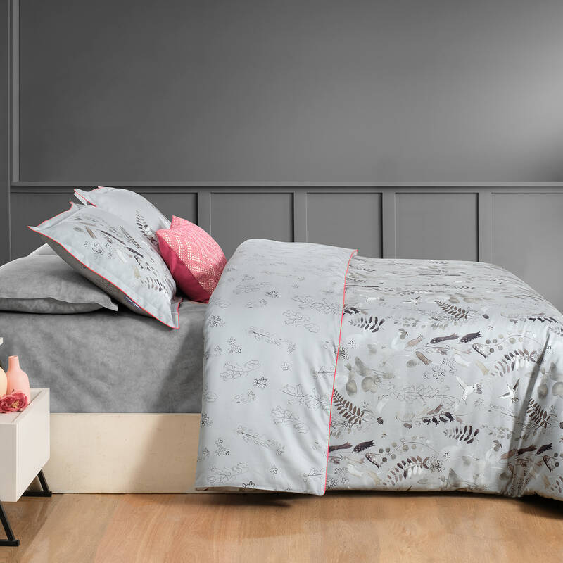 Martina Saten King Size Gri Nevresim Takımı - 2