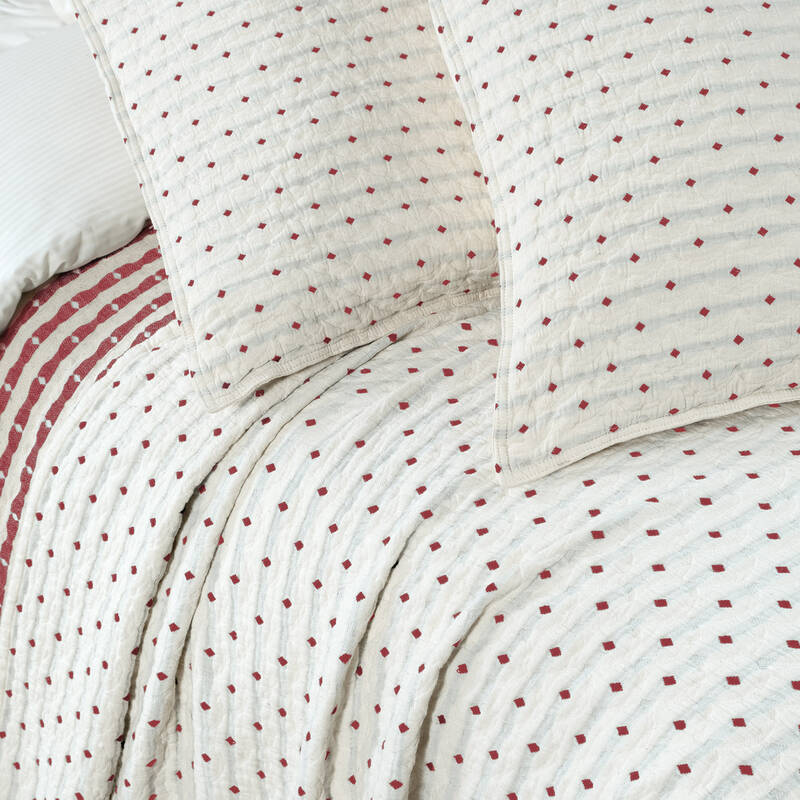 Marvin Yatak Örtüsü Seti Çift Kişilik Kırmızı - 2