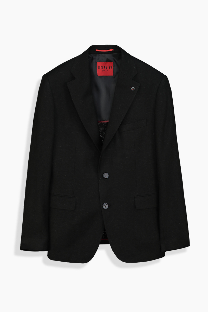 Mata Slim Fit Siyah Ceket - 1