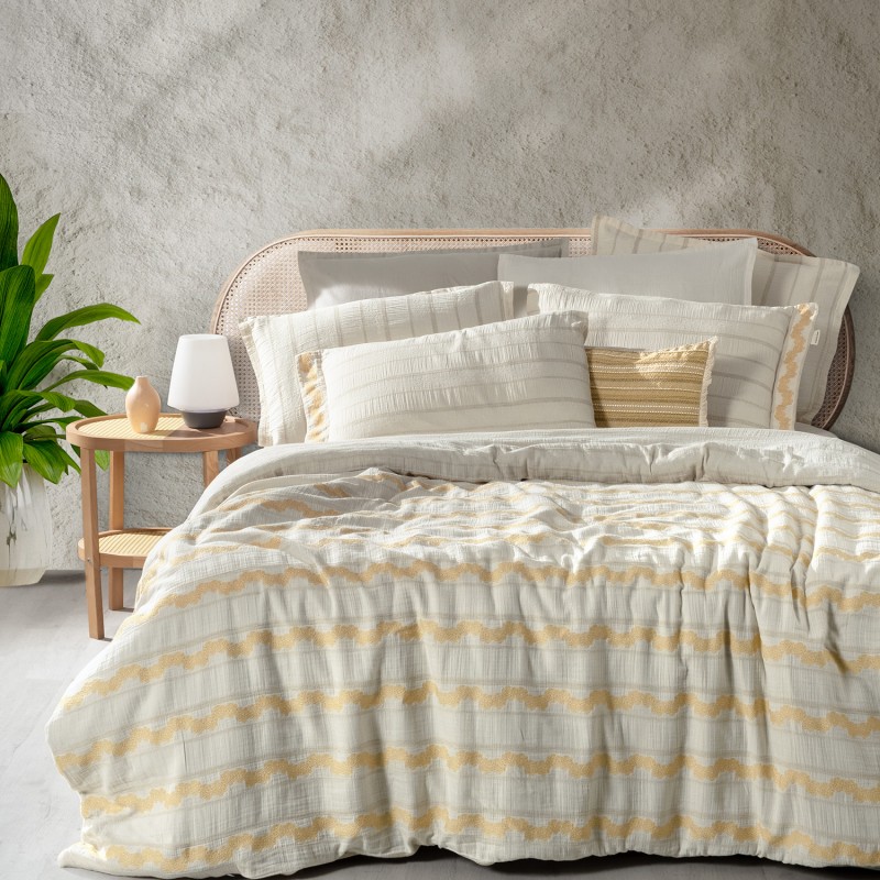 Matheo Tek Kişilik Nevresim Takımı Sarı - SAREV