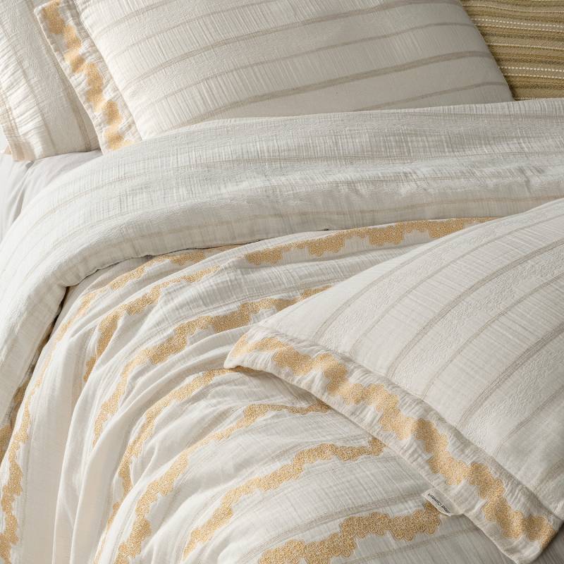 Matheo Çift Kişilik Nevresim Takımı Sarı - 4