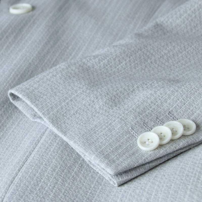 Matteo Ekstra Slim Açık Gri Ceket - 3