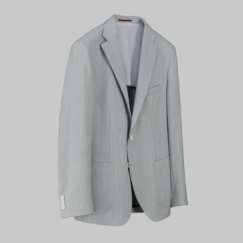 Matteo Ekstra Slim Açık Gri Ceket - 4