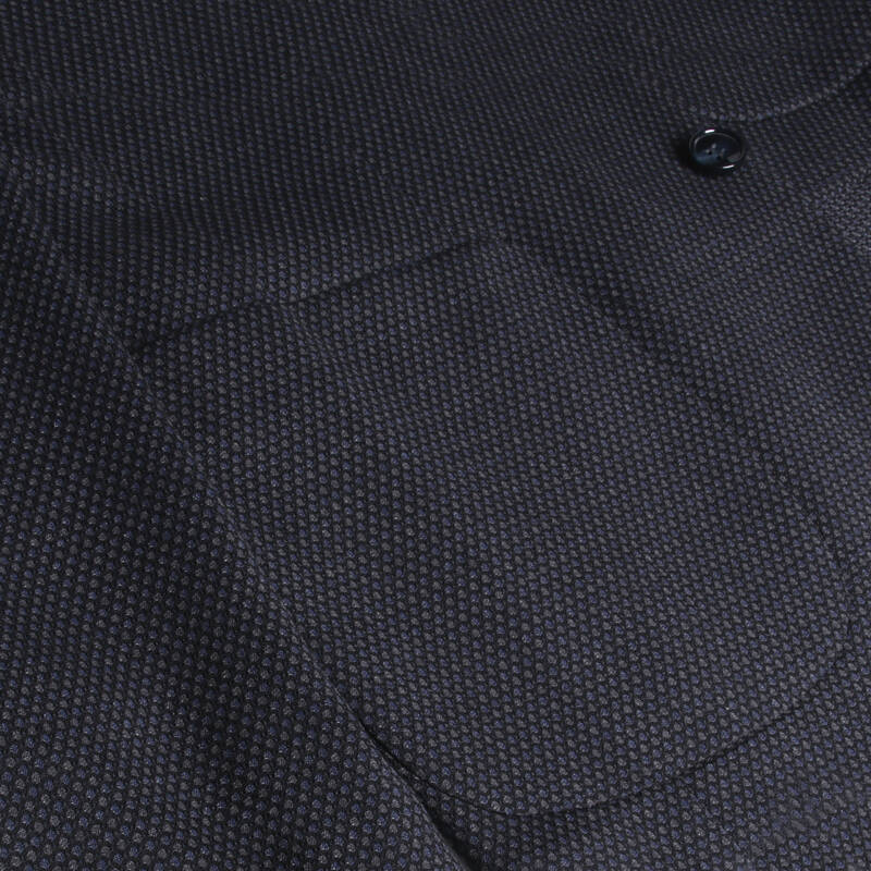 Matteo Ekstra Slim Fit Mikro Desen Antrasit Ceket - 4