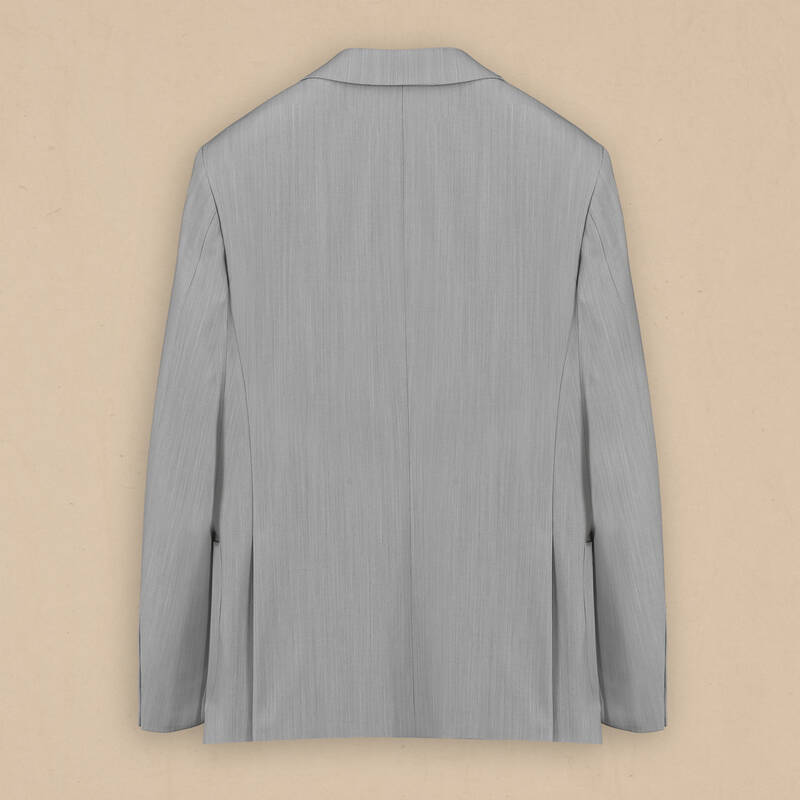 Matteo Born Ekstra Slim Fit Açık Gri Takım Elbise - 3