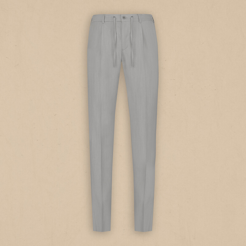 Matteo Born Ekstra Slim Fit Açık Gri Takım Elbise - INTERVIEW