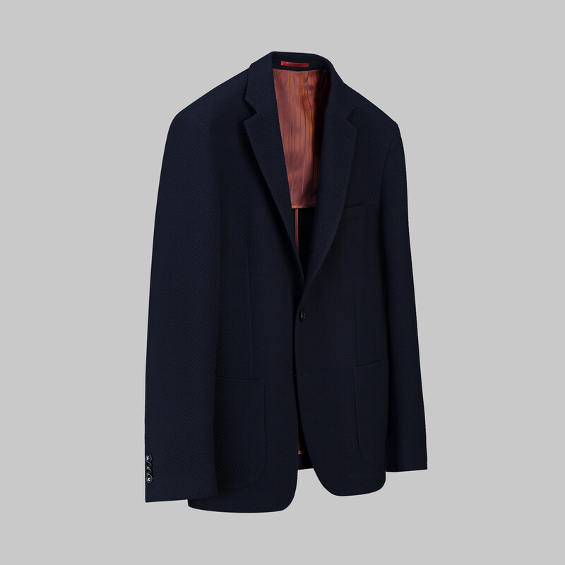 Matteo Ekstra Slim Fit Lacivert Kumaş Ceket - INTERVIEW