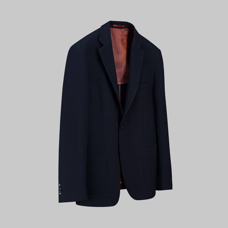 Matteo Ekstra Slim Fit Lacivert Kumaş Ceket - 2