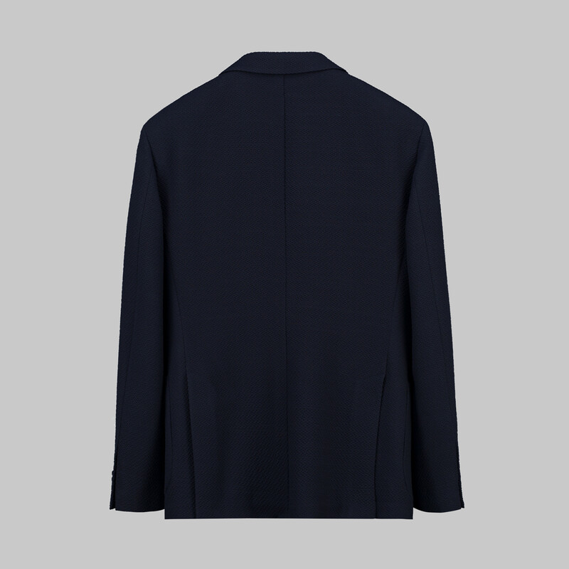 Matteo Ekstra Slim Fit Lacivert Kumaş Ceket - INTERVIEW