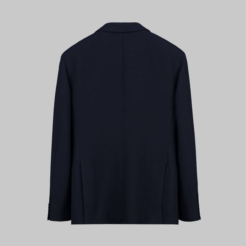 Matteo Ekstra Slim Fit Lacivert Kumaş Ceket - 3