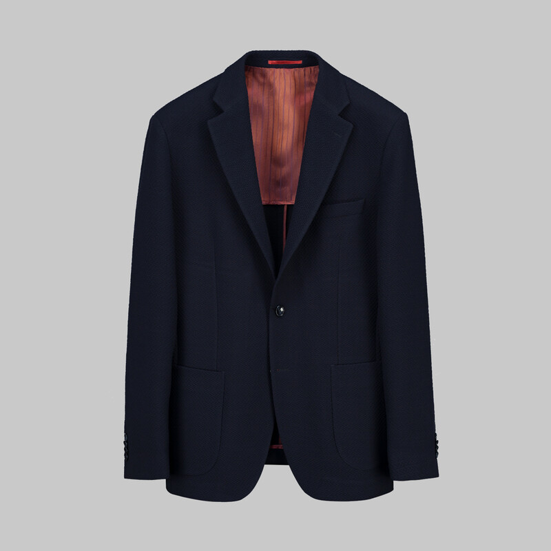 Matteo Ekstra Slim Fit Lacivert Kumaş Ceket - INTERVIEW