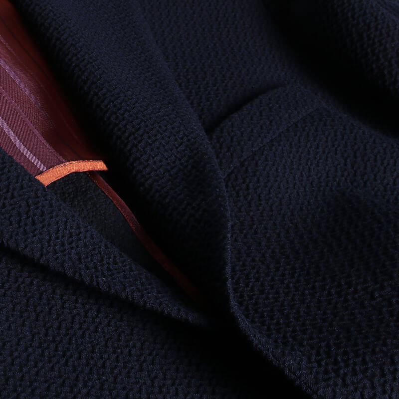 Matteo Ekstra Slim Fit Lacivert Kumaş Ceket - 4