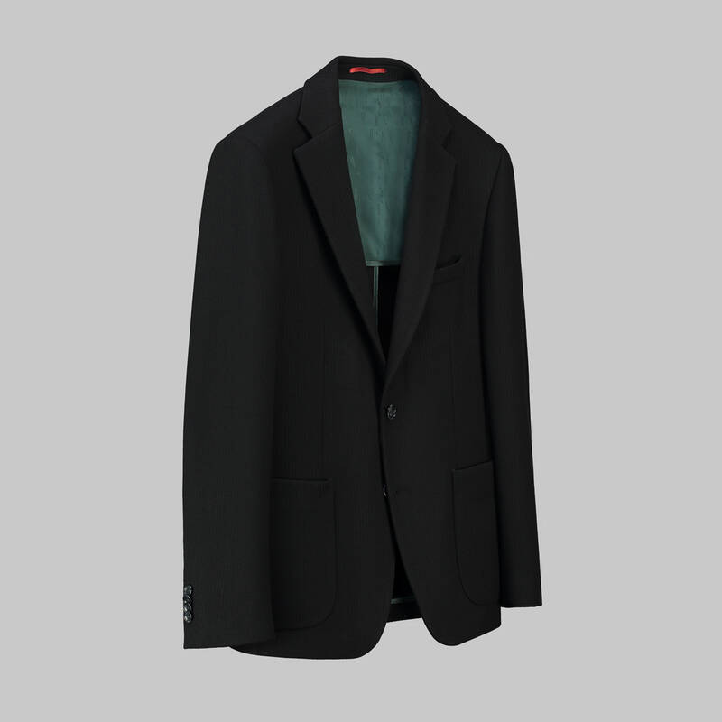 Matteo Ekstra Slim Fit Klasik Siyah Ceket - 3