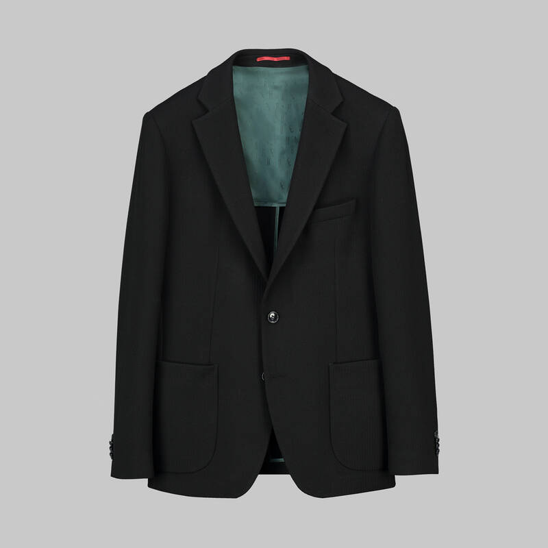 Matteo Ekstra Slim Fit Klasik Siyah Ceket - 2