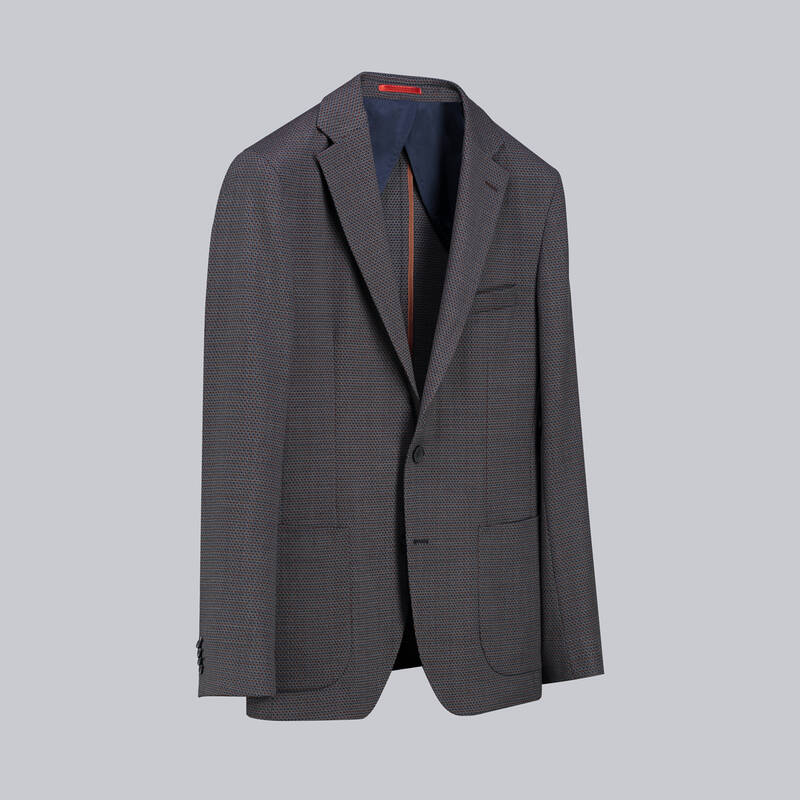 Matteo Ekstra Slim Fit Koyu Mavi Ceket - 1