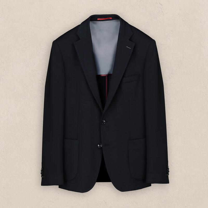 Matteo Ekstra Slim Siyah Erkek Ceket 