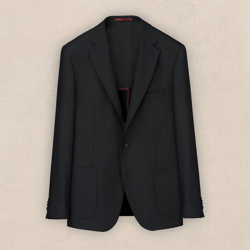 Matteo Ekstra Slim Siyah Erkek Ceket - 1