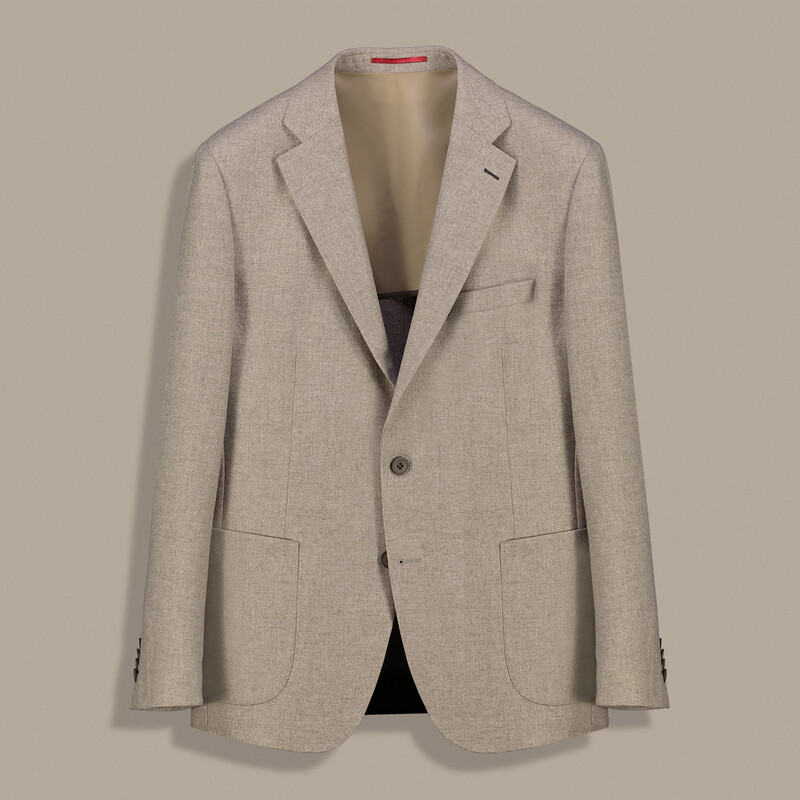 Matteo Extra Slim Fit Bej Ceket 