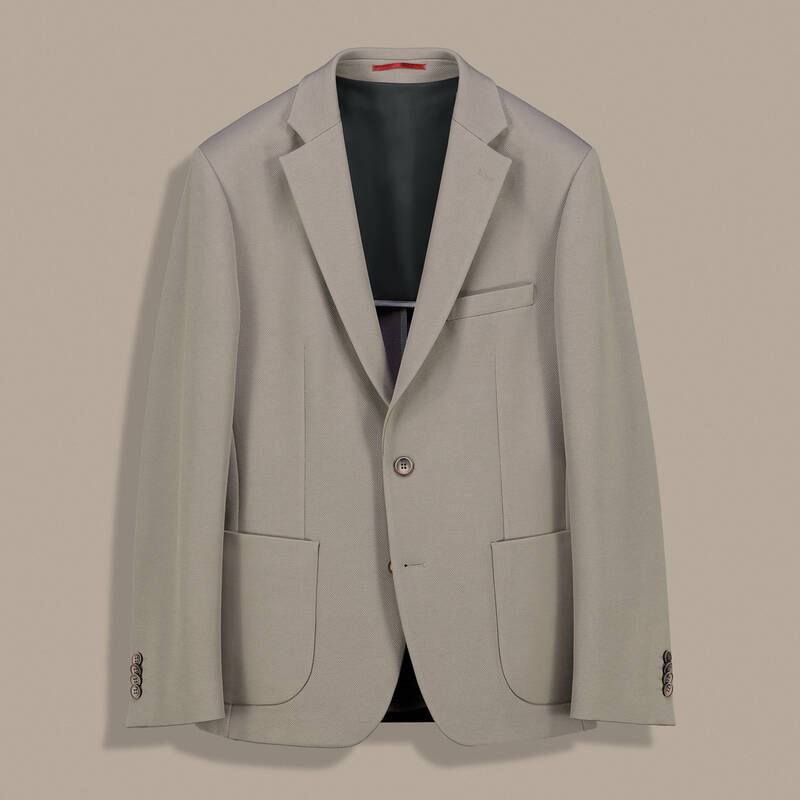 Matteo Ekstra Slim Bej Ceket - 1