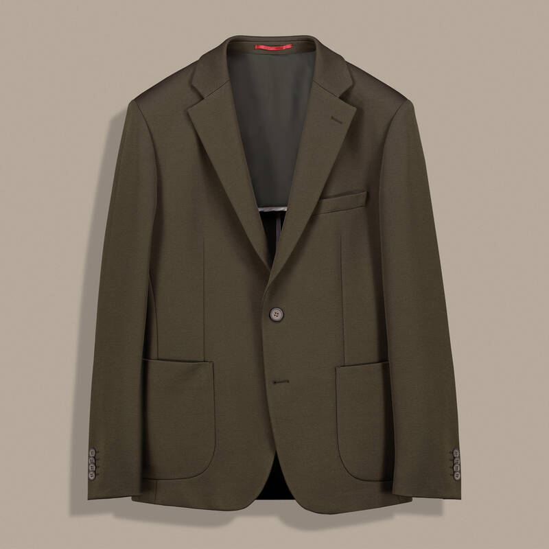 Matteo Ekstra Slim Haki Ceket - 2
