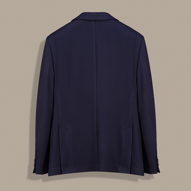 Matteo Ekstra Slim Fitilli Lacivert Ceket - INTERVIEW