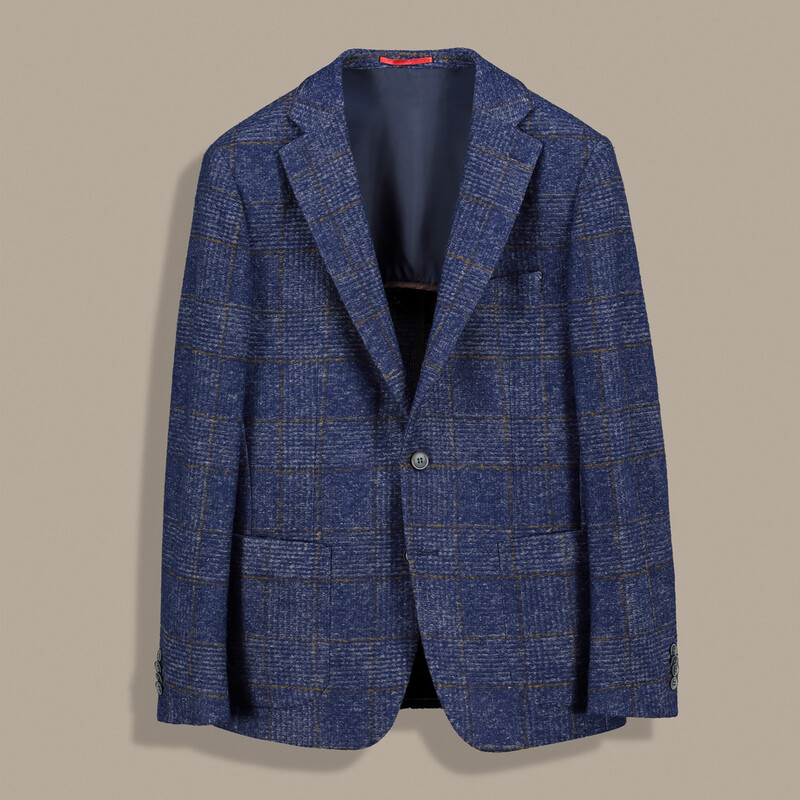 Matteo Ekstra Slim Fit Açık Lacivert Ceket 