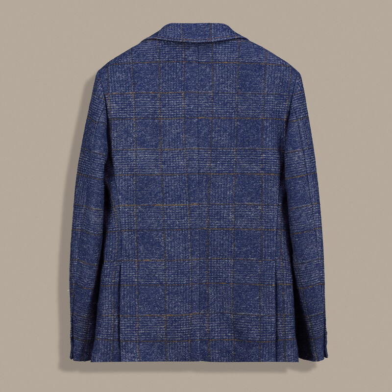 Matteo Ekstra Slim Fit Açık Lacivert Ceket - INTERVIEW