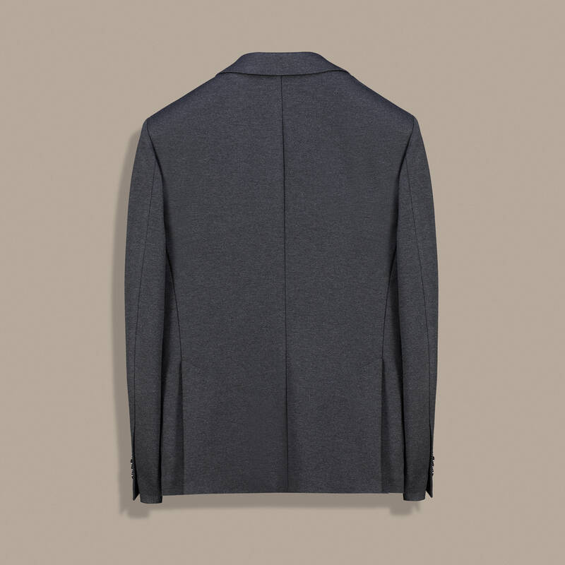 Matteo Ekstra Slim Mono Yaka Antrasit Ceket - 2