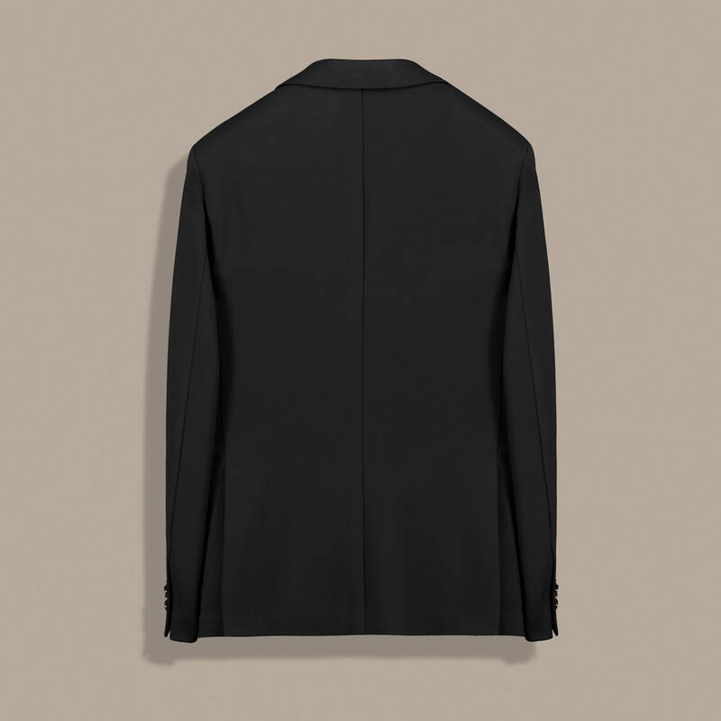 Matteo Ekstra Slim Mono Yaka Siyah Ceket - 2