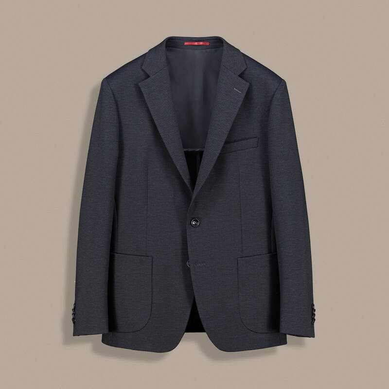 Matteo Ekstra Slim Erkek Antrasit Ceket - 1