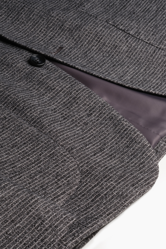 Matteo Ekstra Slim Koyu Gri Ceket - INTERVIEW