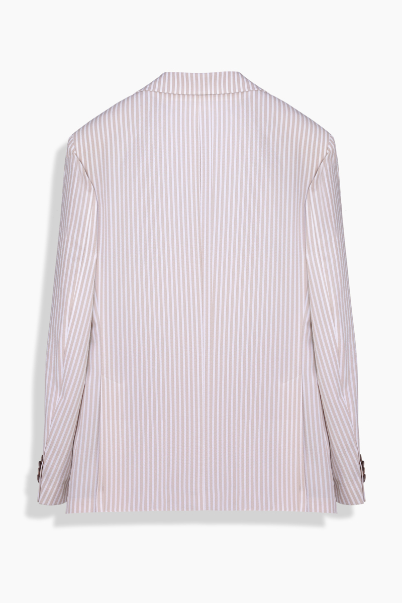 Matteo Ekstra Slim Bej Ceket - 2