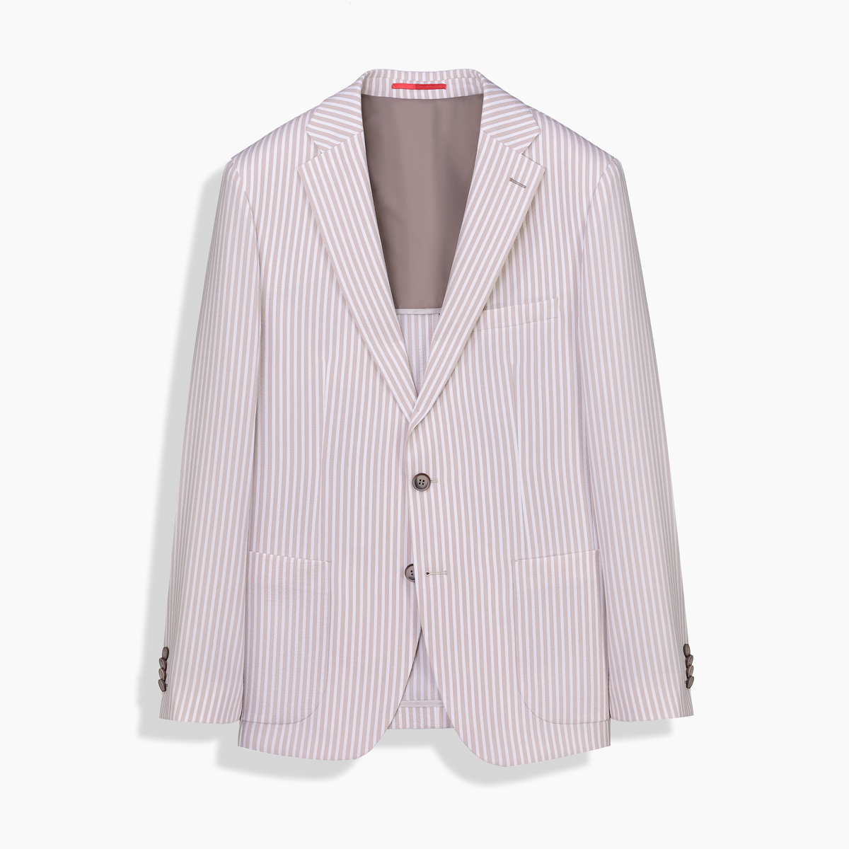 Matteo Ekstra Slim Bej Ceket - 2