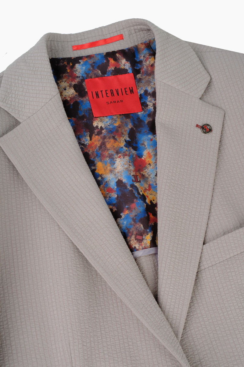 Matteo Açık Gri Slim Fit Ceket - 3