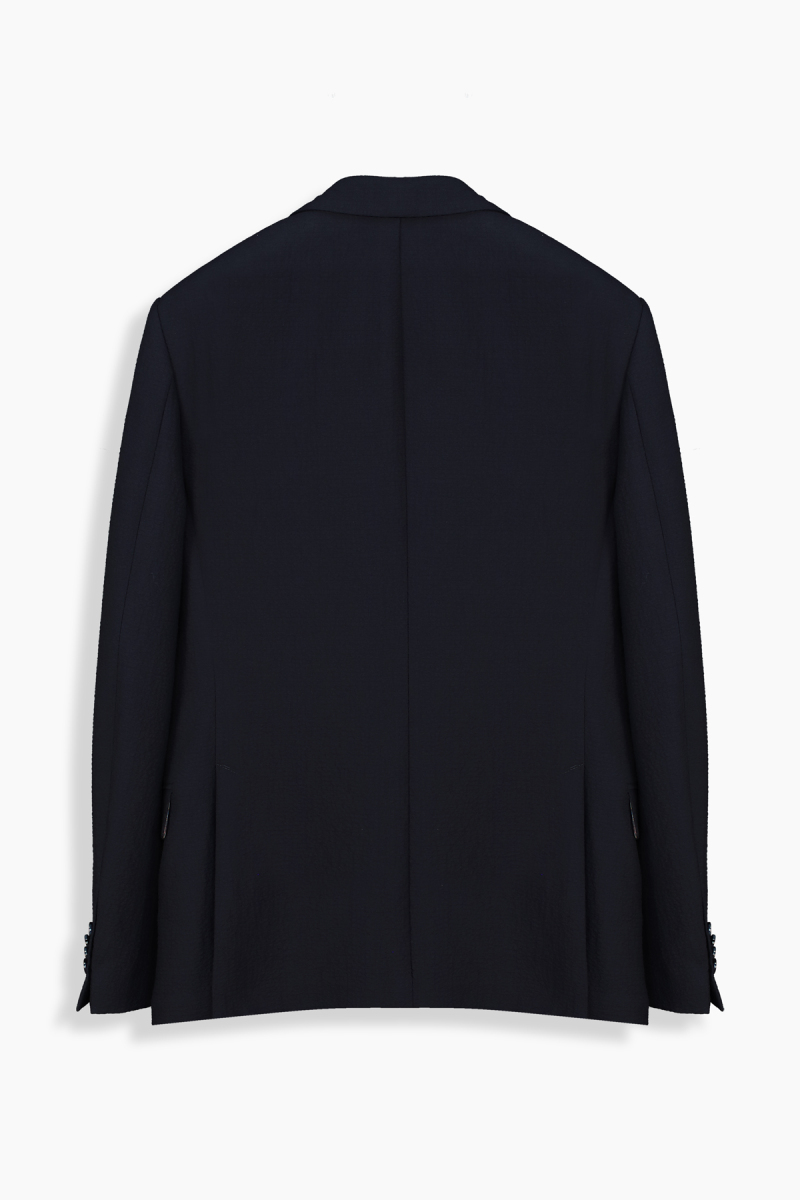 Matteo Lacivert Slim Fit Ceket - 2