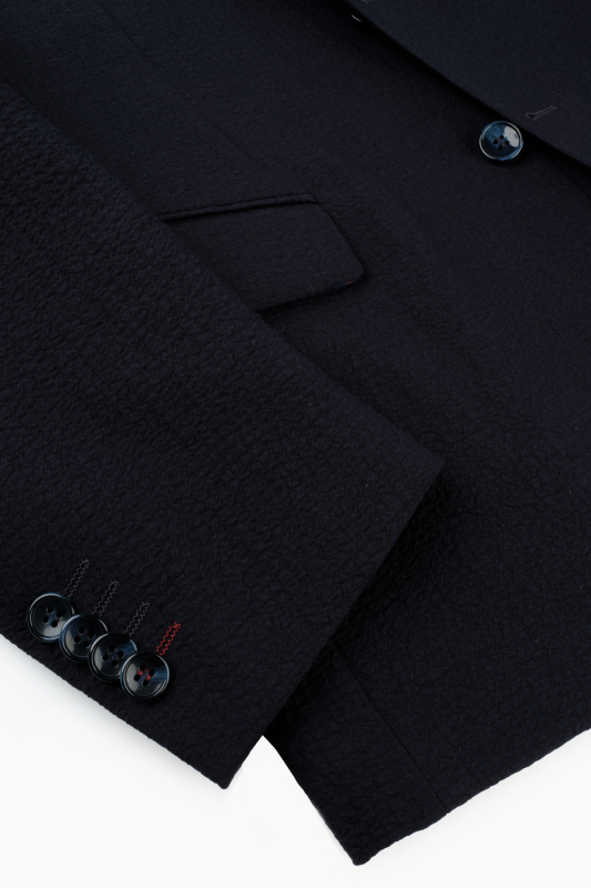 Matteo Lacivert Slim Fit Ceket - INTERVIEW