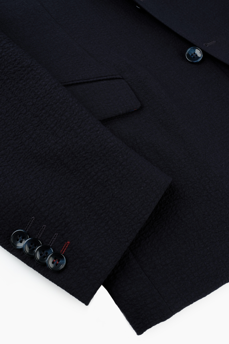 Matteo Lacivert Slim Fit Ceket - 4
