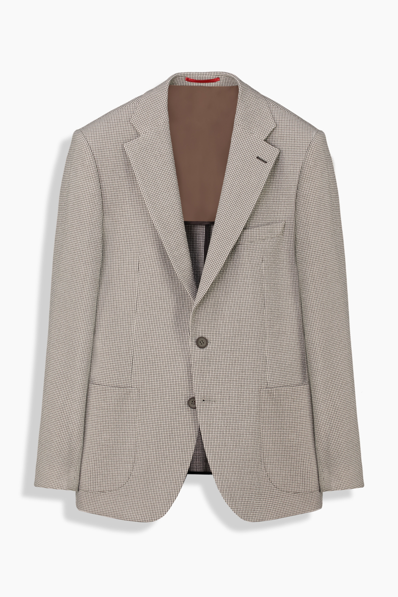 Matteo Ekstra Slim Bej Ceket - 1