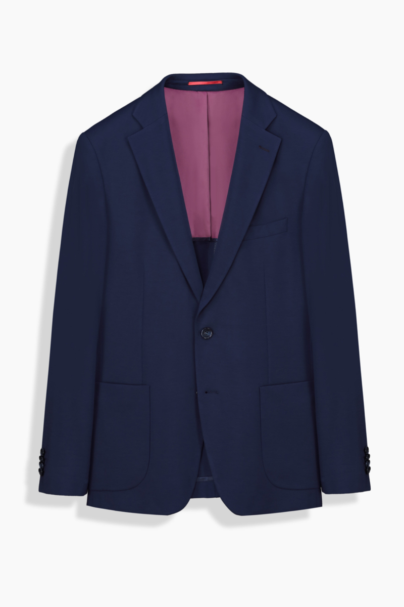 Matteo Ekstra Slim Lacivert Ceket - 1