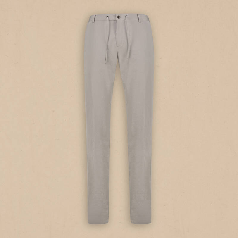 Matteo Ely Ekstra Slim Açık Gri Takım Elbise - 5