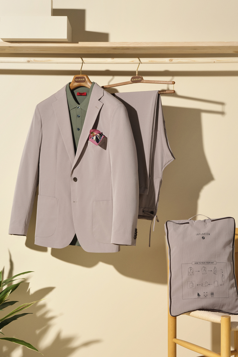 Matteo Ely Ekstra Slim Açık Gri Takım Elbise - 1