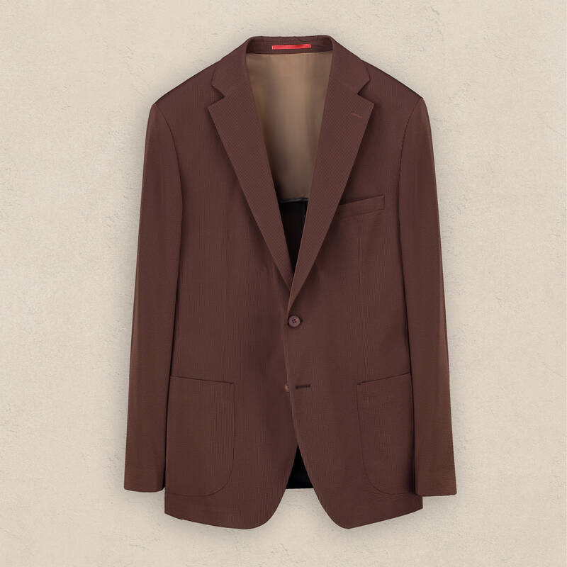 Matteo Ely Ekstra Slim Kahverengi Takım Elbise - 1