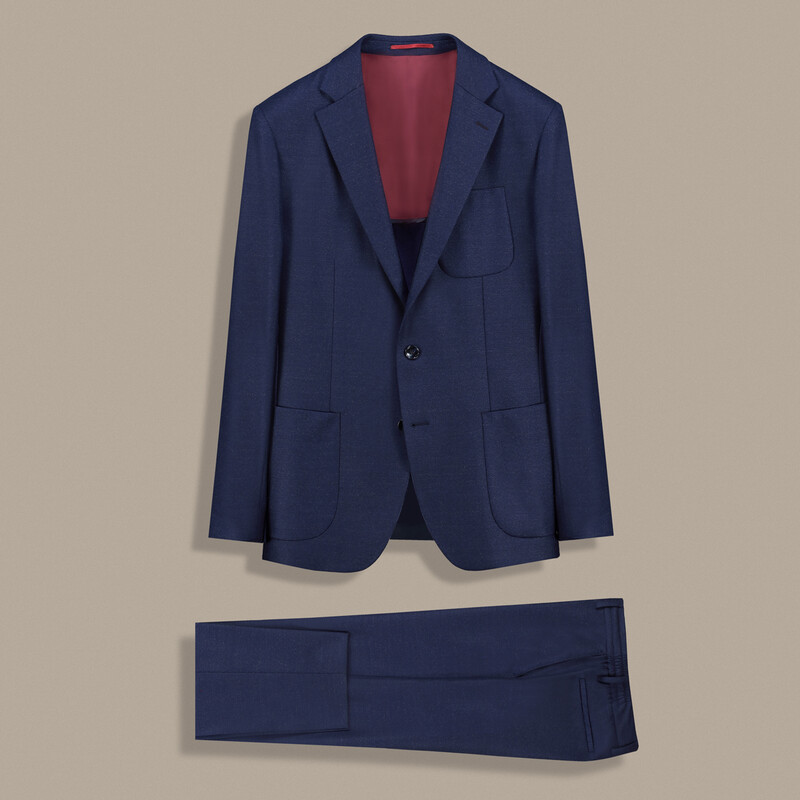 Matteo Ely Ekstra Slim Lacivert Takım Elbise - INTERVIEW