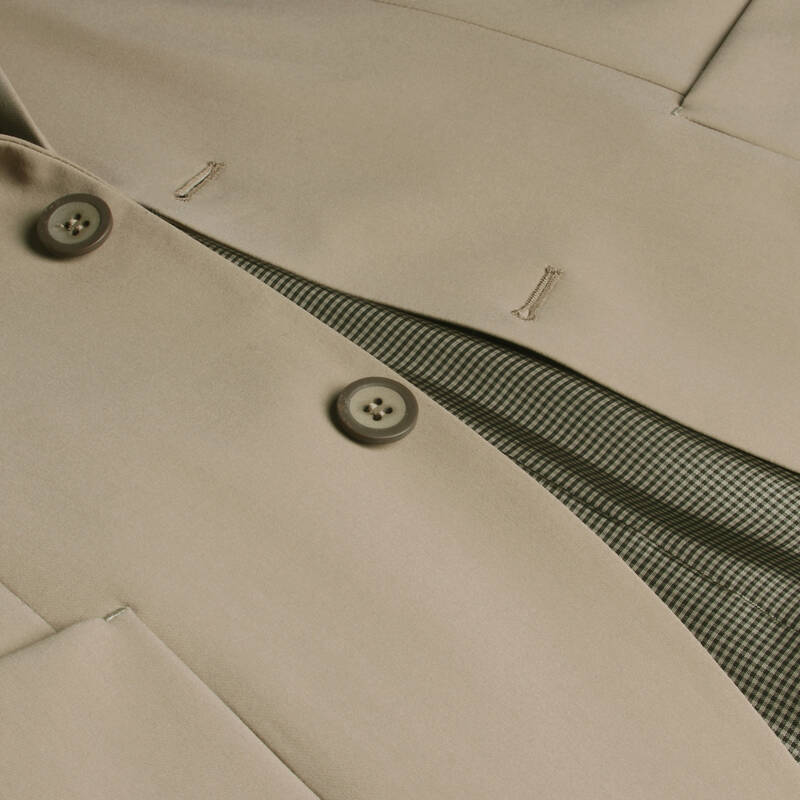 Matteo Ely Ekstra Slim Açık Kahverengi Takım Elbise - 4