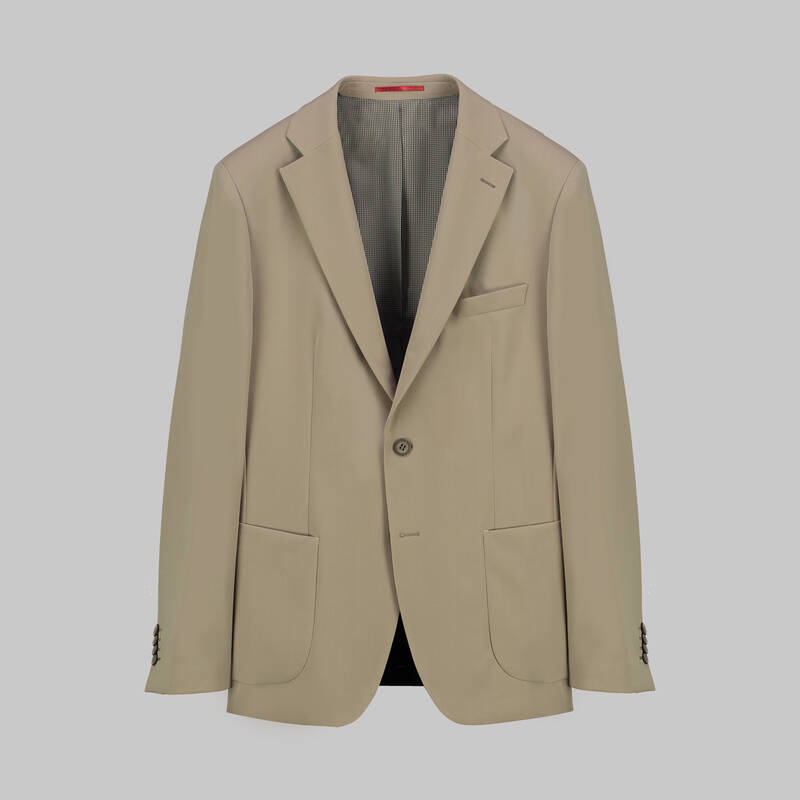 Matteo Ely Ekstra Slim Açık Kahverengi Takım Elbise - 1